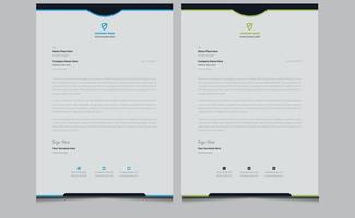 abstrakt redigerbar rena enkel elegant minimal kreativ modern professionell företags- identitet officiell företag företag brev mall design. vektor