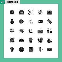 25 kreativ ikoner modern tecken och symboler av hjälp arbete skära religion ui redigerbar vektor design element