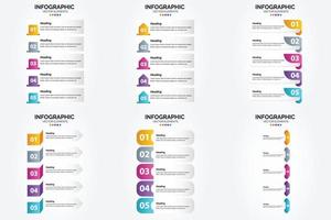 vektor illustration infographics platt design uppsättning för reklam broschyr flygblad och tidskrift