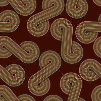 Retro abstrakte nahtlose Muster mit Kreisen vektor