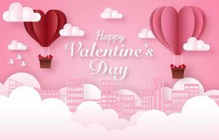 Happy Valentinstag Feier Banner vektor