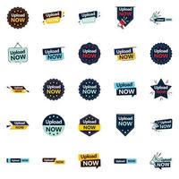 the upload now vector pack 25 elegante designs für grafik- und produktdesigner