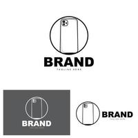 smartphone logotyp, modern elektronik vektor, smartphone affär design, elektronisk varor vektor