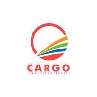 Logistik-Transport-Logo-Vektor-Illustration, Cargo-Logo-Symbol vektor