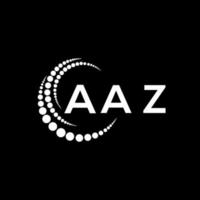 aaz brief logo kreatives design. aaz einzigartiges Design. vektor