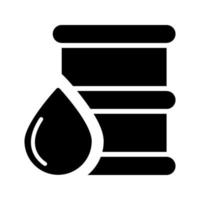 Vektor-Set für Ölsymbole. sammlung von fasssymbolillustrationen. Energiezeichen oder -symbol. vektor
