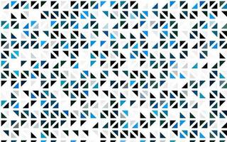 ljusblå vektor sömlös layout med linjer, trianglar.