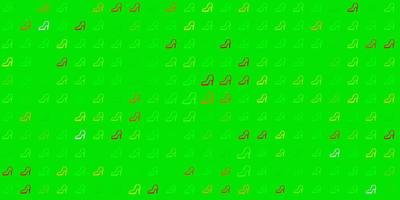 hellgrüne, rote Vektorbeschaffenheit mit Frauenrechtssymbolen. vektor