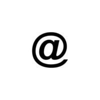 E-Mail einfache flache Symbolvektorillustration vektor