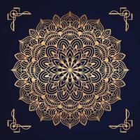 Luxus-Mandala-Arabeskenmuster im arabischen islamischen Oststil goldenes dekoratives Mandala-Design mit Arabeskenmuster im arabischen islamischen Oststil. vektor