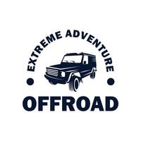 Offroad-Logo-Vorlagendesign vektor