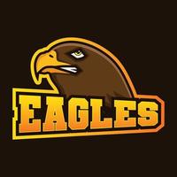 Eagles esports Gaming-Logo-Vorlage vektor