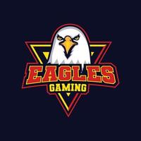 Eagles esports Gaming-Logo-Vorlage vektor