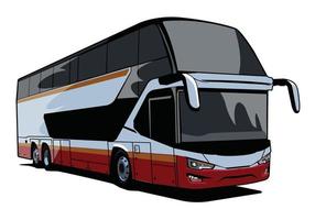 modern buss transport illustration vektor design