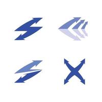 Business-Symbol und Logo-Design-Vektorgrafik vektor