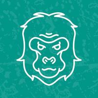 Gorilla-Vektor-Symbol vektor