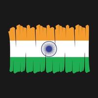 Indien Flagge Pinsel vektor