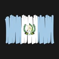 guatemala flagge bürste vektor