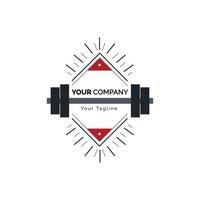 Fitnessstudio-Club-Logo. Sportler-Silhouette-Charakter-Vektor-Logo-Design-Vorlage. gestaltungselement für logo, poster, karte, banner, emblem, t-shirt. Vektor-Illustration Pro-Vektor vektor