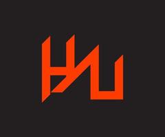 Hyu-Brief-Logo. Hyu-Brief-Logo-Design. moderne, stilvolle Logos mit Buchstaben Hyu. Hyu-Brief-Logo-Business-Template-Vektor-Symbol. Brief Hyu Logo Symbol Designvorlagenelemente vektor