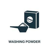 tvättning pulver ikon. enkel illustration från tvätt samling. kreativ tvättning pulver ikon för webb design, mallar, infographics och Mer vektor