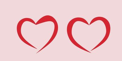 kärlek hjärta ikon vektor. kreativ illustration romantisk samling kärlek symboler. kärlek begrepp. för valentines dag, mödrar dag, bröllop, kärlek och romantisk evenemang vektor