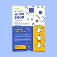 Business Essential Poster-Vorlage vektor
