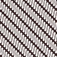 indonesisches Muster namens Batik Parang vektor