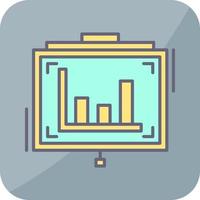 Präsentationsvektorikone vektor