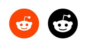 Reddit-Logo, Reddit-Symbol, Reddit-Symbol freier Vektor