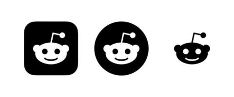 Reddit-Logo, Reddit-Symbol, Reddit-Symbol freier Vektor