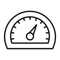 Tachometer-Vektorsymbol, Geschwindigkeitsanzeige vektor