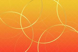 modern lyx abstrakt bakgrund med gyllene linje element lutning gul orange bakgrund modern för design vektor