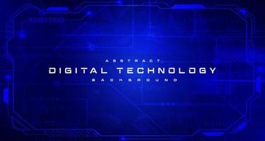 digitales technologiebanner blaugrüner hintergrundkonzept, cybertechnologie lichteffekt, abstrakte technologie, innovative zukünftige daten, internetnetzwerk, ai big data, linien punktverbindung, illustrationsvektor vektor