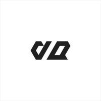 dq-Logo-Design-Vektorvorlagen vektor