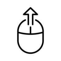 rulla skärmikonen vektor. isolerade kontur symbol illustration vektor