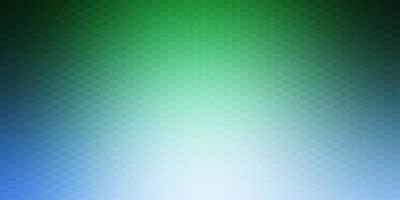 hellblaue, grüne Vektortextur im rechteckigen Stil vektor