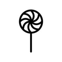 Fan-Icon-Vektor. isolierte kontursymbolillustration vektor