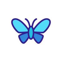 Schmetterling-Icon-Vektor. isolierte kontursymbolillustration vektor