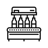 Verschütten Sie Olivenöl Symbol Leitung Vektor Illustration