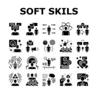 Soft Skills Menschen Sammlung Icons Set Vektor