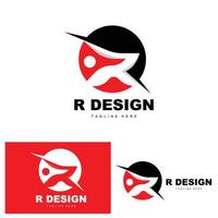 r-Buchstaben-Logo, Alphabet-Vektor, anfängliches r-Produktmarken-Logo-Design vektor