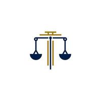 Premium Justice Law Firm Law Symbol Logo-Design vektor