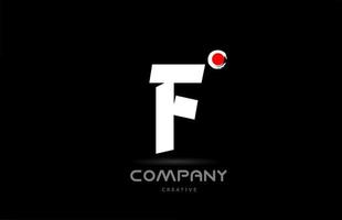 f svart och vit alfabet brev logotyp ikon design med japansk stil text. kreativ mall för företag och företag vektor
