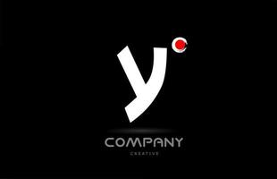 y svart och vit alfabet brev logotyp ikon design med japansk stil text. kreativ mall för företag och företag vektor