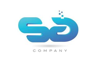 s Alphabet Buchstaben Logo Symbol Kombinationsdesign. kreative Vorlage für Unternehmen und Unternehmen vektor