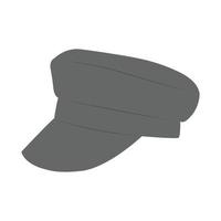 trendig kvinnors hatt logotyp vektor