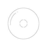 cd- oder dvd-symbol vektor