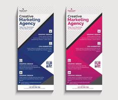 Corporate Rollup Banner Design neue Vorlage 2023 vektor