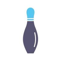 Bowling-Pin-Vektor-Symbol vektor